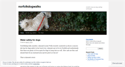 Desktop Screenshot of norfolkdogwalks.wordpress.com