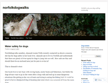 Tablet Screenshot of norfolkdogwalks.wordpress.com