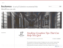 Tablet Screenshot of hectorros.wordpress.com