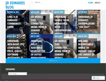 Tablet Screenshot of jdedwards.wordpress.com
