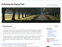 Tablet Screenshot of happypath1.wordpress.com