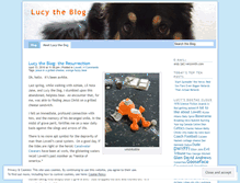 Tablet Screenshot of lucytheblog.wordpress.com