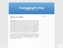 Tablet Screenshot of mudbogging09.wordpress.com