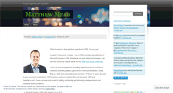 Desktop Screenshot of matthewdmead.wordpress.com