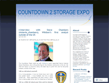 Tablet Screenshot of countdown2storageexpo.wordpress.com