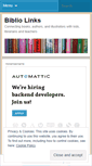 Mobile Screenshot of bibliolinks.wordpress.com