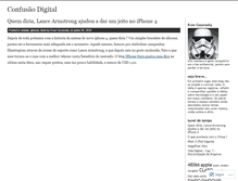 Tablet Screenshot of confusaodigital.wordpress.com