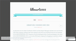 Desktop Screenshot of ldbmart2003.wordpress.com