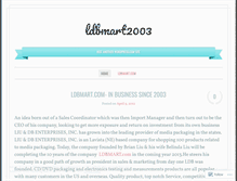 Tablet Screenshot of ldbmart2003.wordpress.com