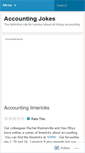 Mobile Screenshot of accountingjokes.wordpress.com