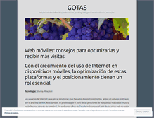 Tablet Screenshot of gotas1monmartnez.wordpress.com