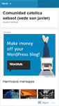 Mobile Screenshot of comunidadcatolicasebaot.wordpress.com