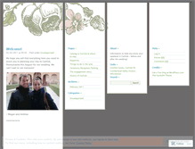 Tablet Screenshot of meganandandrew.wordpress.com