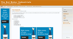 Desktop Screenshot of botmakerindustrials.wordpress.com