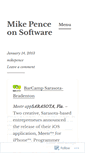 Mobile Screenshot of mikepence.wordpress.com