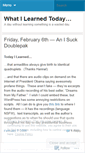 Mobile Screenshot of learndaily.wordpress.com