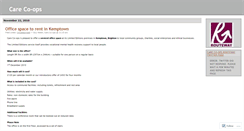 Desktop Screenshot of carecoops.wordpress.com