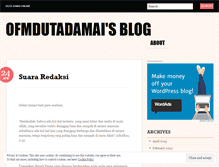 Tablet Screenshot of ofmdutadamai.wordpress.com