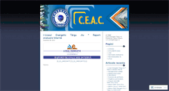 Desktop Screenshot of ceac.wordpress.com