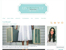 Tablet Screenshot of livesimplybyannie.wordpress.com