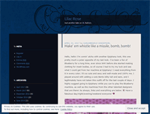 Tablet Screenshot of lilacroseblog.wordpress.com