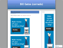 Tablet Screenshot of billgatos.wordpress.com