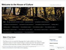Tablet Screenshot of houseofculture.wordpress.com