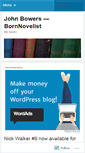 Mobile Screenshot of bornnovelist.wordpress.com