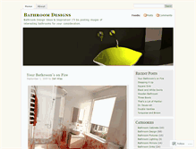 Tablet Screenshot of bathroomdesigns.wordpress.com