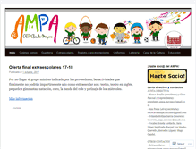 Tablet Screenshot of ampaclaudiomoyano.wordpress.com