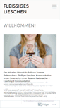 Mobile Screenshot of fleissigeslieschen.wordpress.com