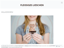 Tablet Screenshot of fleissigeslieschen.wordpress.com