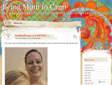 Tablet Screenshot of beingmumtocami.wordpress.com