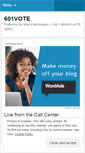Mobile Screenshot of 601vote.wordpress.com