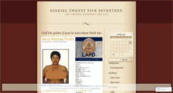 Desktop Screenshot of ezekieltwentyfiveseventeen.wordpress.com