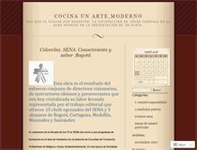 Tablet Screenshot of cocinasena.wordpress.com