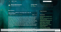 Desktop Screenshot of dimasdewantoro.wordpress.com