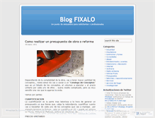 Tablet Screenshot of fixalo.wordpress.com