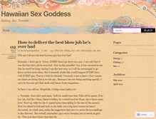 Tablet Screenshot of hawaiiansexgoddess.wordpress.com