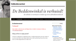 Desktop Screenshot of debeddenwinkel.wordpress.com
