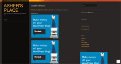 Desktop Screenshot of chrisasher.wordpress.com