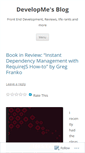 Mobile Screenshot of developme.wordpress.com
