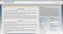 Desktop Screenshot of decadade90.wordpress.com