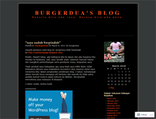 Tablet Screenshot of burgerdua.wordpress.com