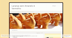 Desktop Screenshot of laranjasemamareloevermelho.wordpress.com