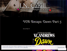 Tablet Screenshot of jncahill.wordpress.com