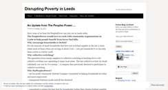 Desktop Screenshot of povertyinleeds.wordpress.com