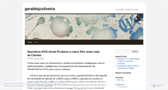 Desktop Screenshot of geraldojcoliveira.wordpress.com