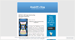 Desktop Screenshot of mzak09.wordpress.com