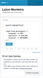 Mobile Screenshot of laionmonteiro.wordpress.com